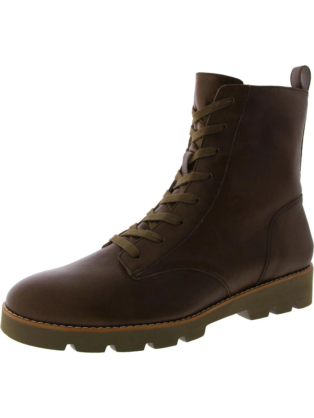 Reformation Lani Womens Padded Insole Lace-Up Ankle Boots