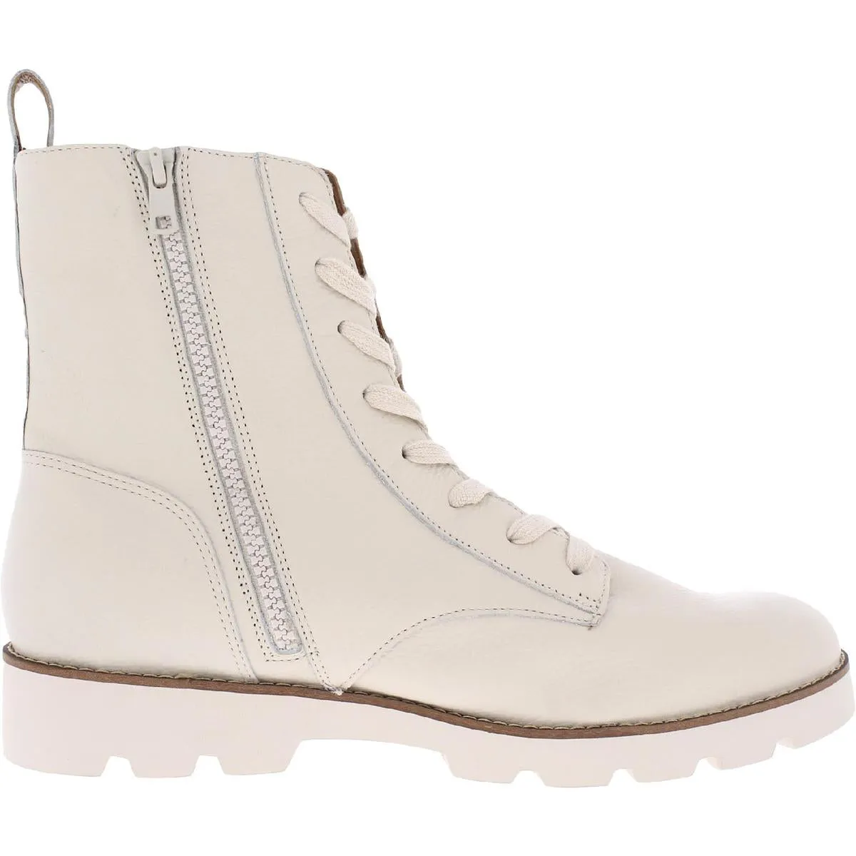 Reformation Lani Womens Padded Insole Lace-Up Ankle Boots