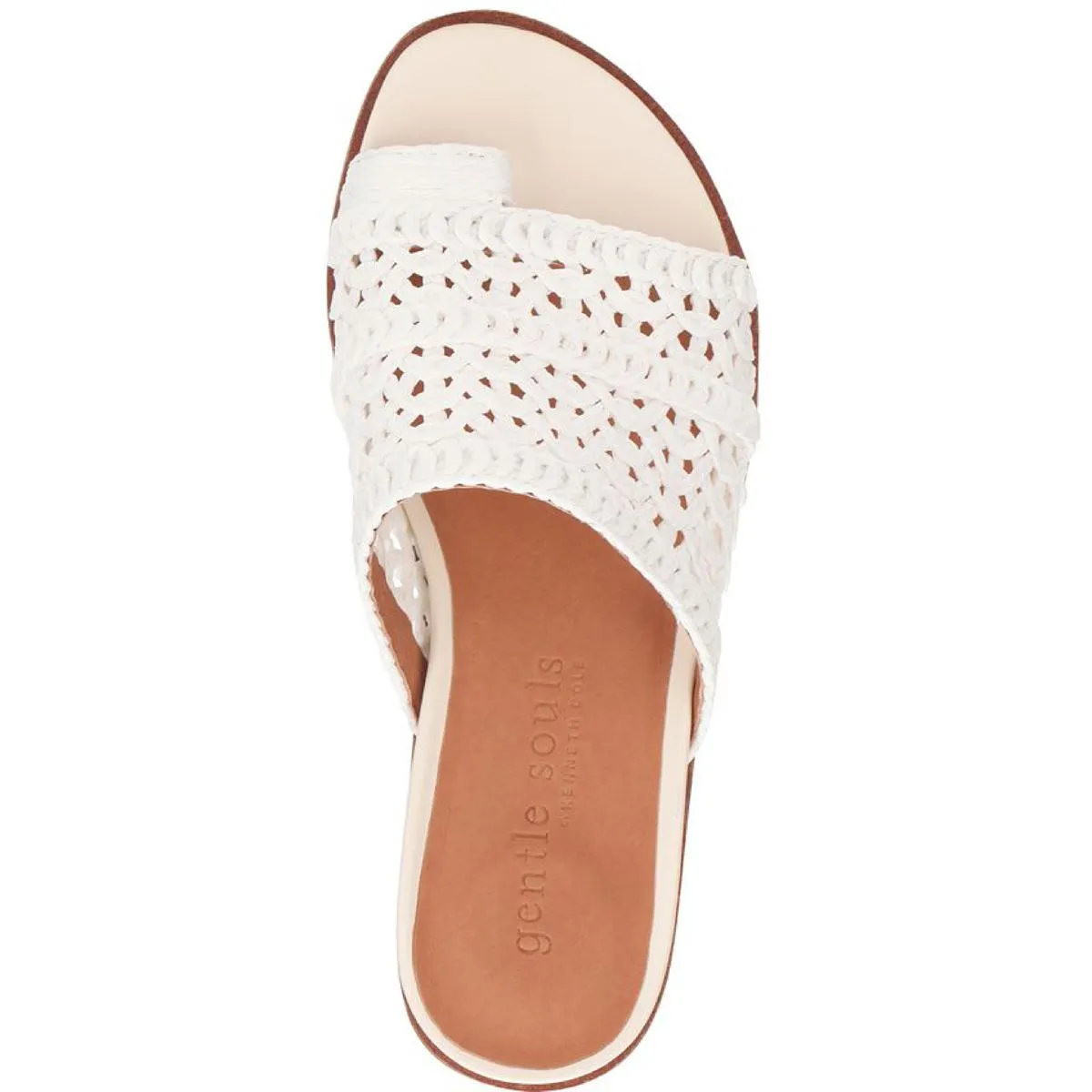 Reformation Lavern Womens Leather Slip On Flatform Sandals