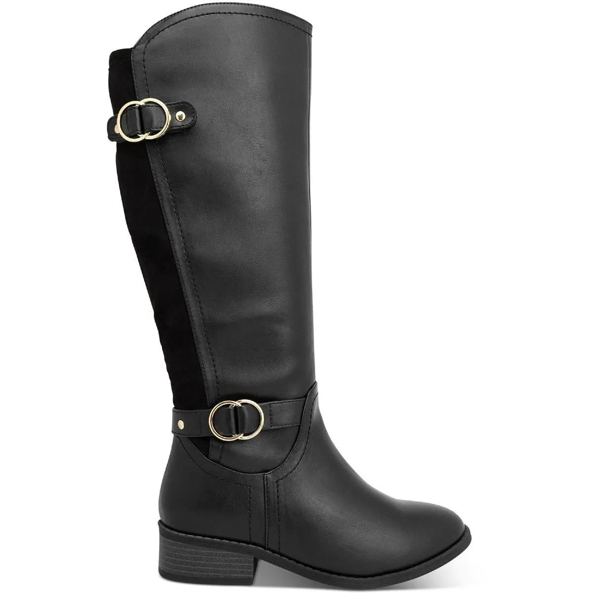 Reformation Leandraa Womens Faux Leather Riding Boots Knee-High Boots