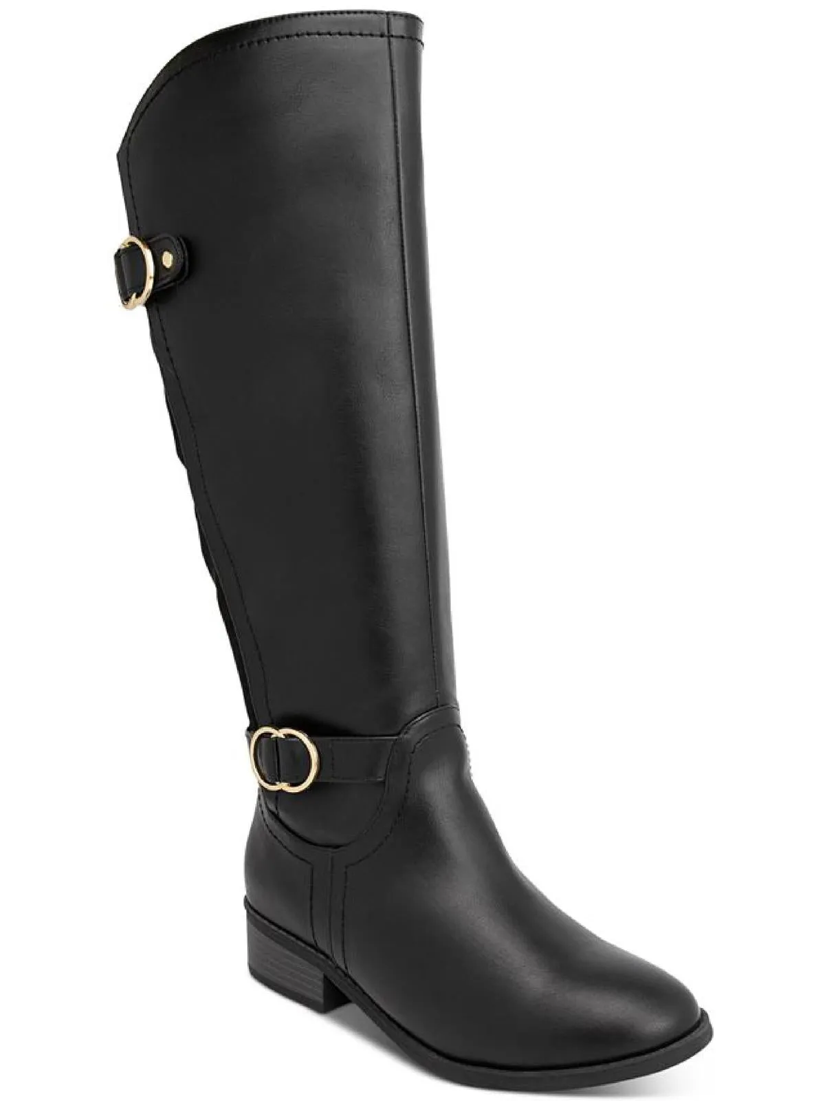 Reformation Leandraa Womens Faux Leather Riding Boots Knee-High Boots
