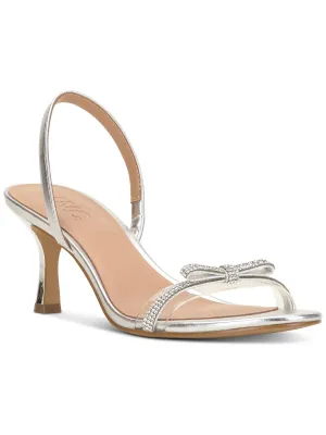Reformation Linette Womens Slip On Ankle Strap Heels