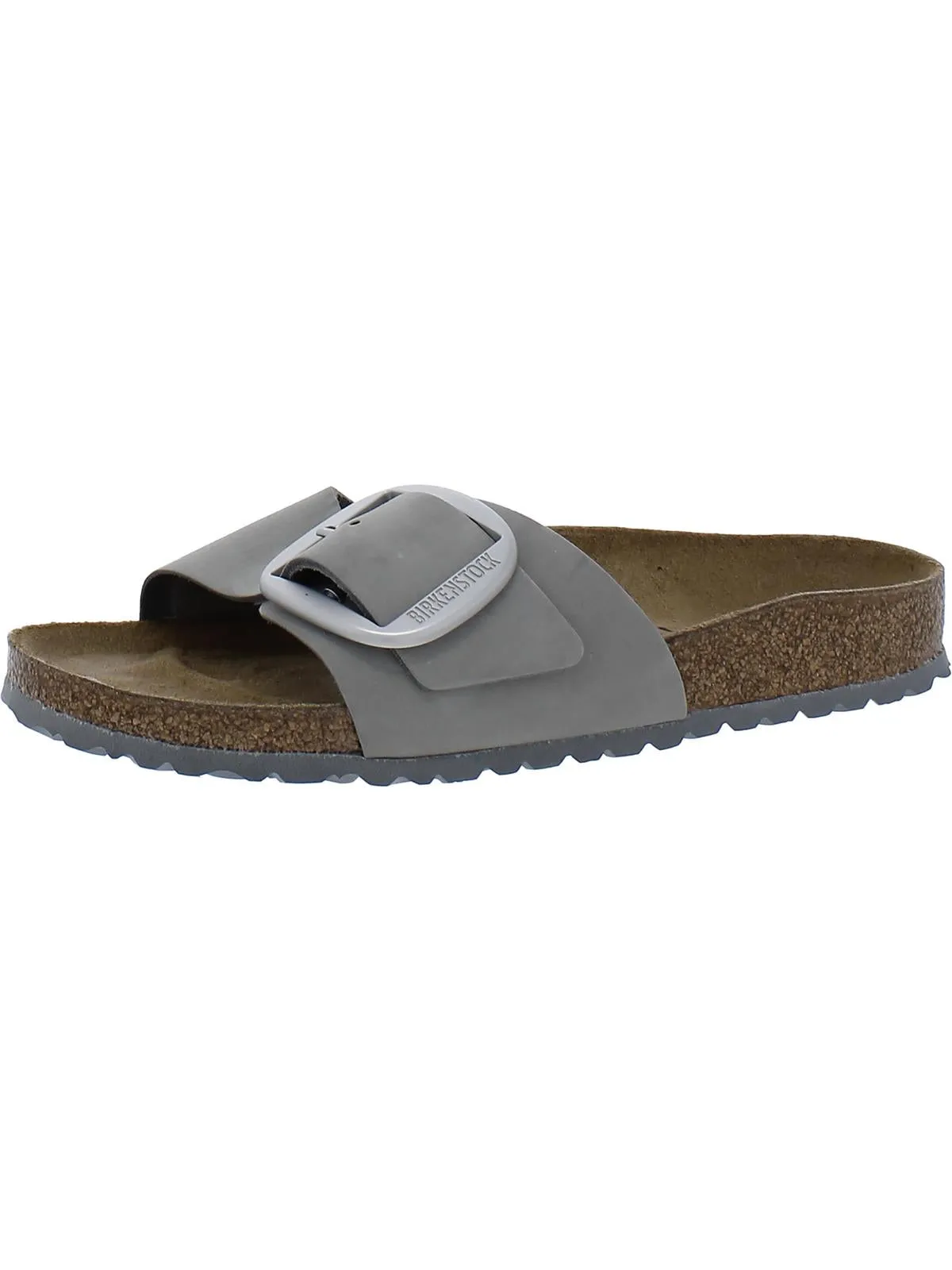 Reformation Madrid Big Buckle Womens Solid Footbed Slide Sandals