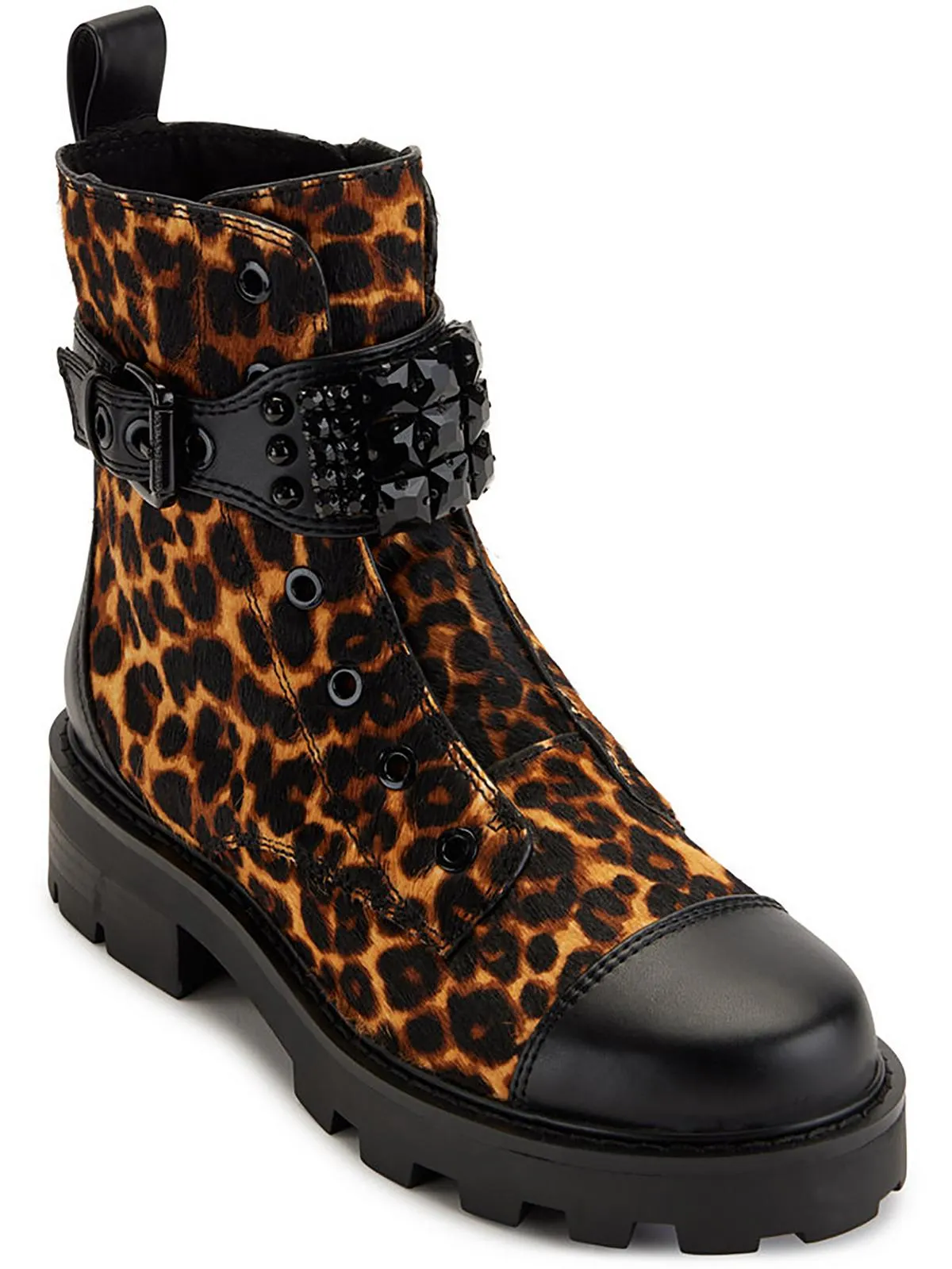 Reformation Maeva  Womens Zipper Lug Sole Booties