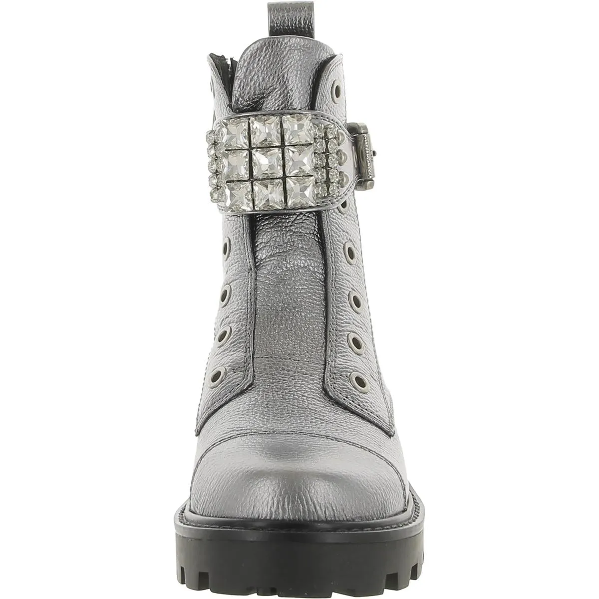 Reformation Maeva  Womens Zipper Lug Sole Booties