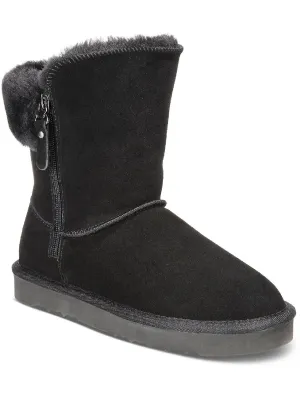 Reformation Maevee  Womens Leather Ankle Winter & Snow Boots
