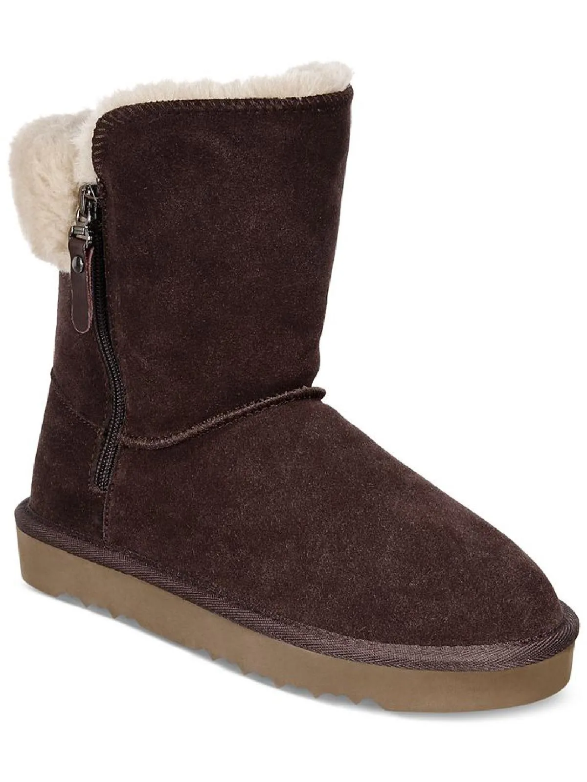 Reformation Maevee  Womens Leather Ankle Winter & Snow Boots