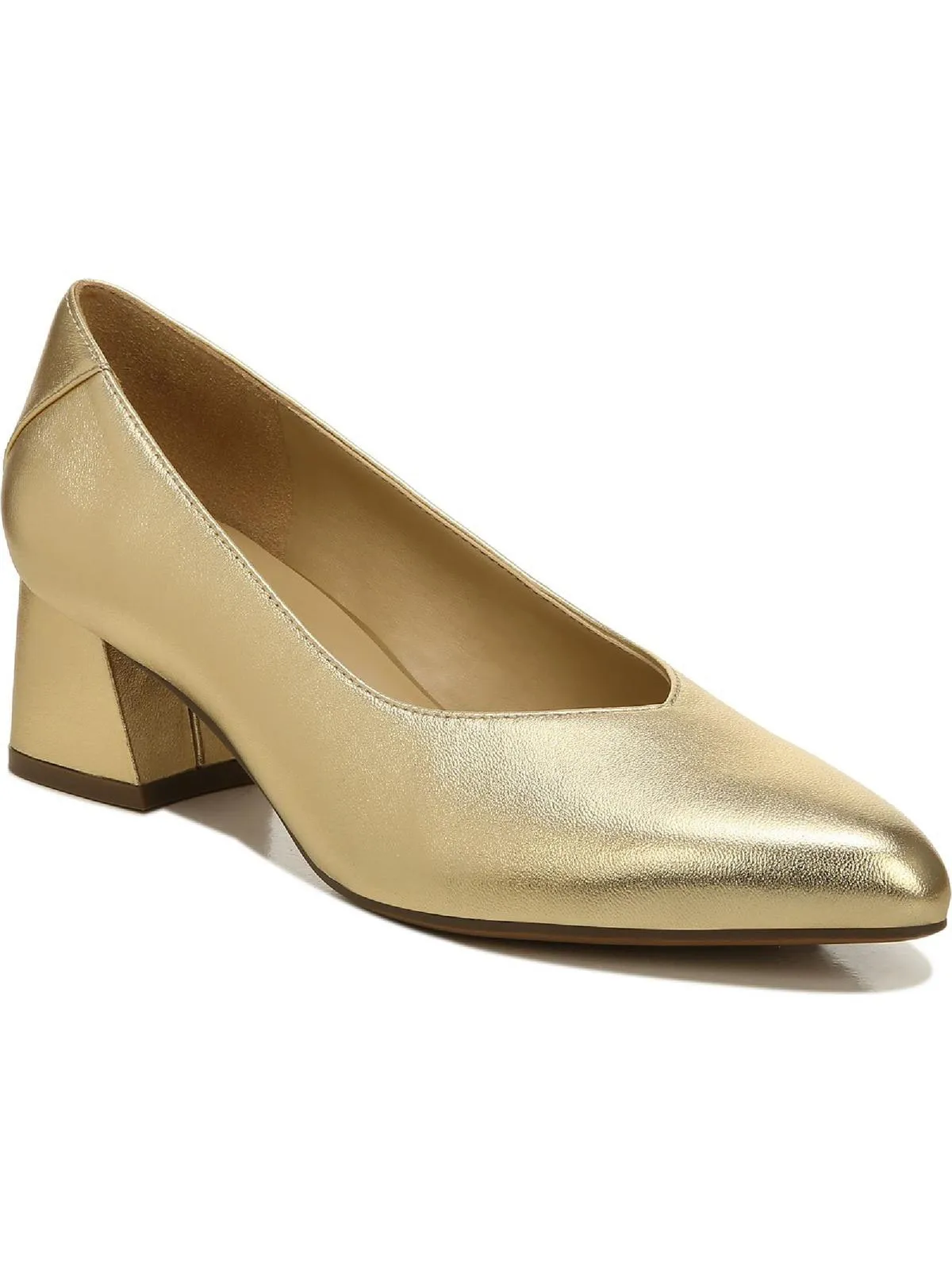 Reformation Malynn Womens Leather Pointed Toe Pumps