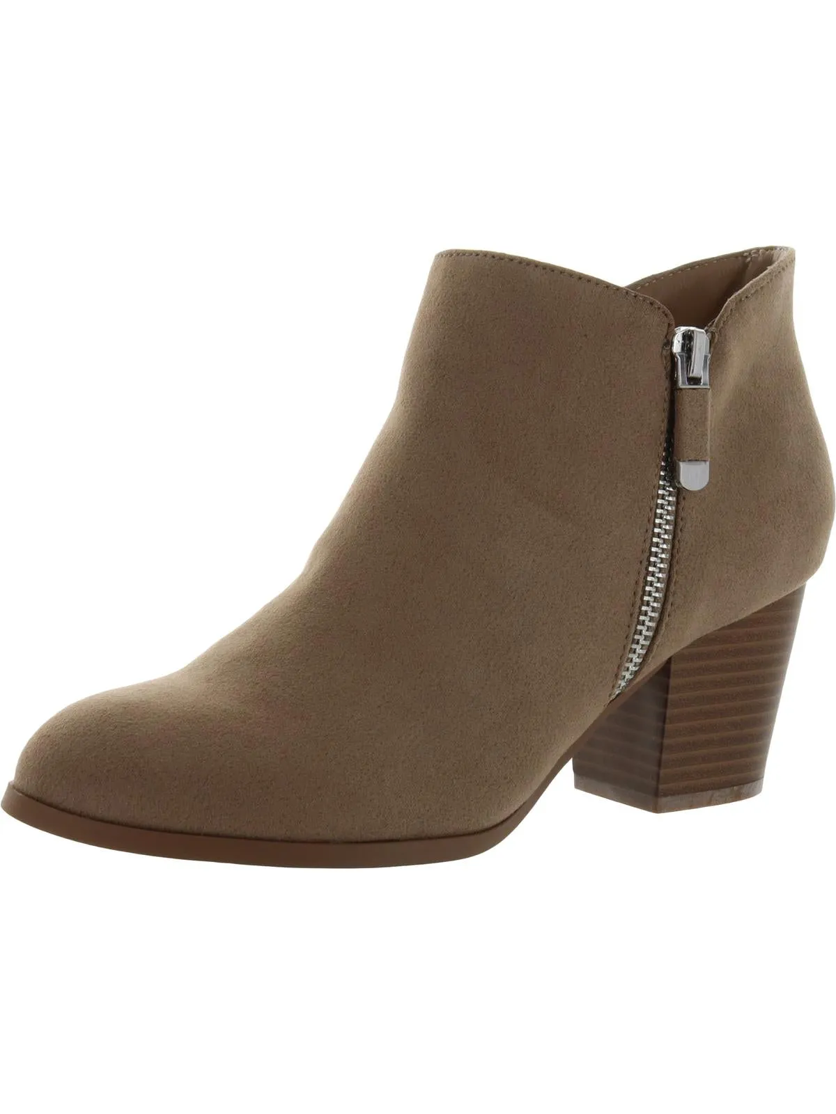Reformation Masrinaaf Womens Zipper Block Heel Booties