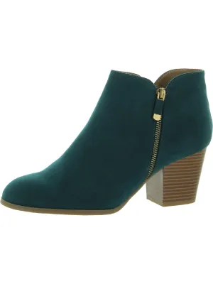 Reformation Masrinaaf Womens Zipper Block Heel Booties