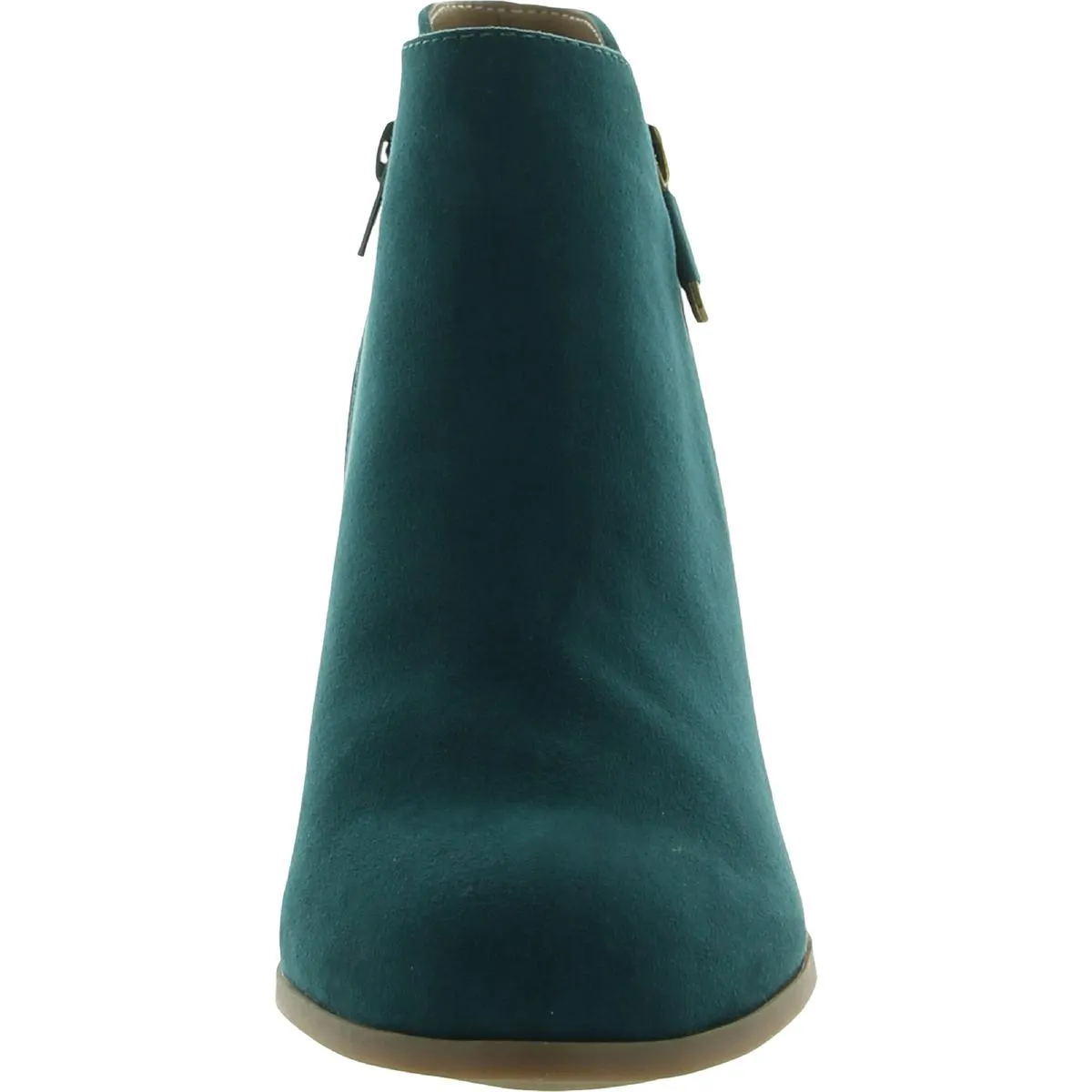 Reformation Masrinaaf Womens Zipper Block Heel Booties