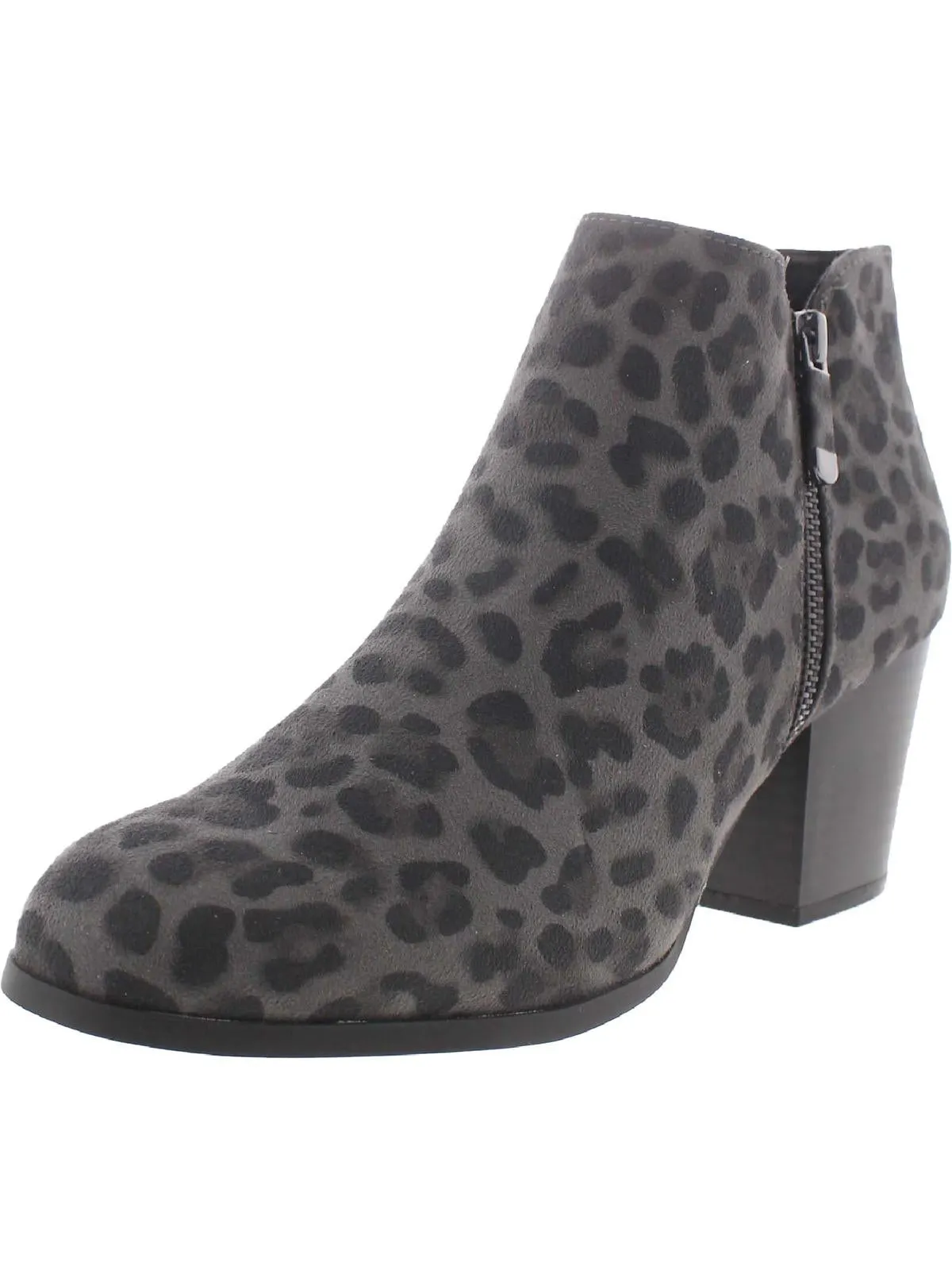 Reformation Masrinaaf Womens Zipper Block Heel Booties
