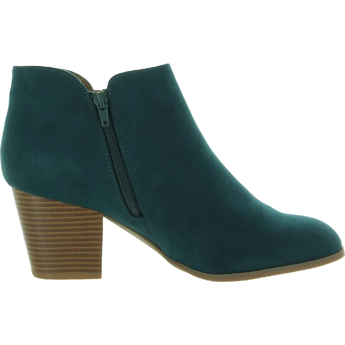 Reformation Masrinaaf Womens Zipper Block Heel Booties