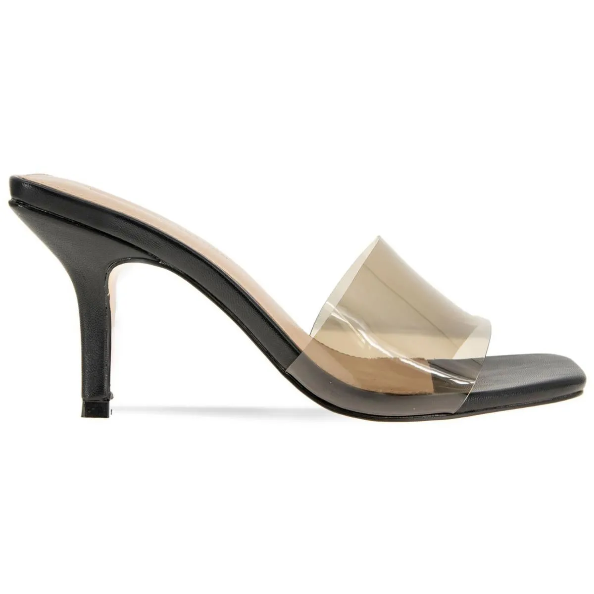 Reformation Maxari Womens Slip On Square Toe Slide Sandals
