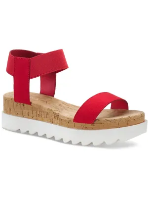 Reformation Melanyy Womens Laceless Open Toe Wedge Sandals