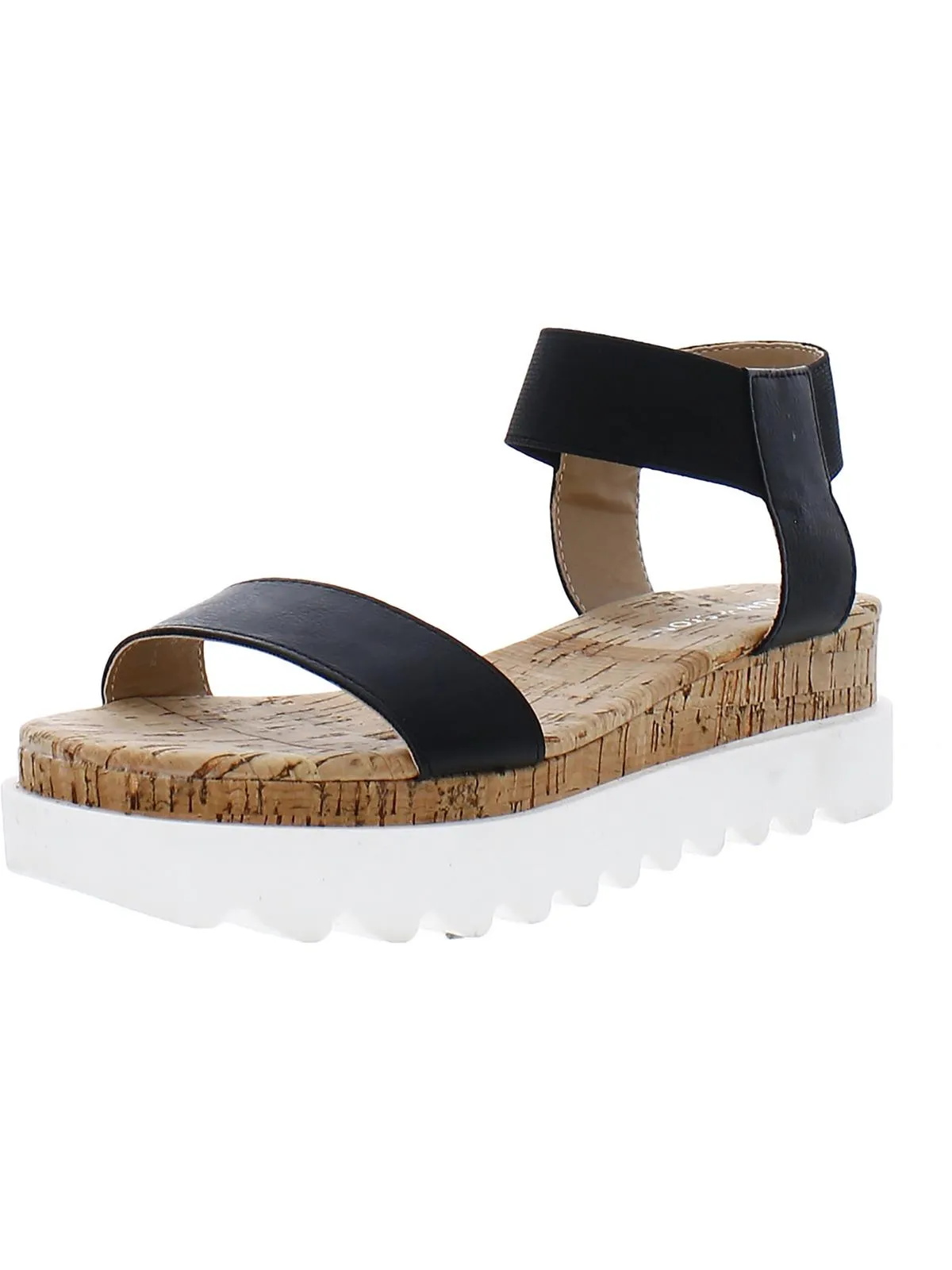 Reformation Melanyy Womens Laceless Open Toe Wedge Sandals
