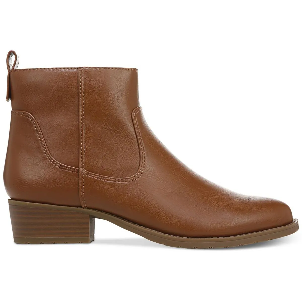 Reformation Memphyss Womens Faux leather Side Zip Ankle Boots