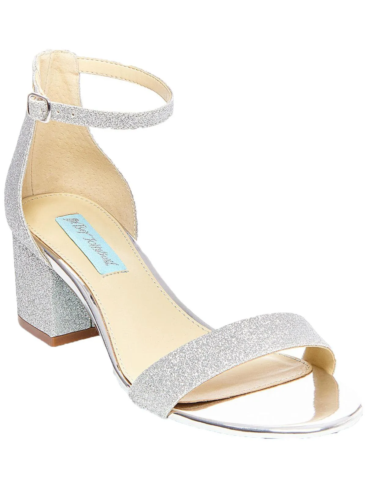 Reformation Miri Womens Glitter Ankle Wrap Dress Sandals