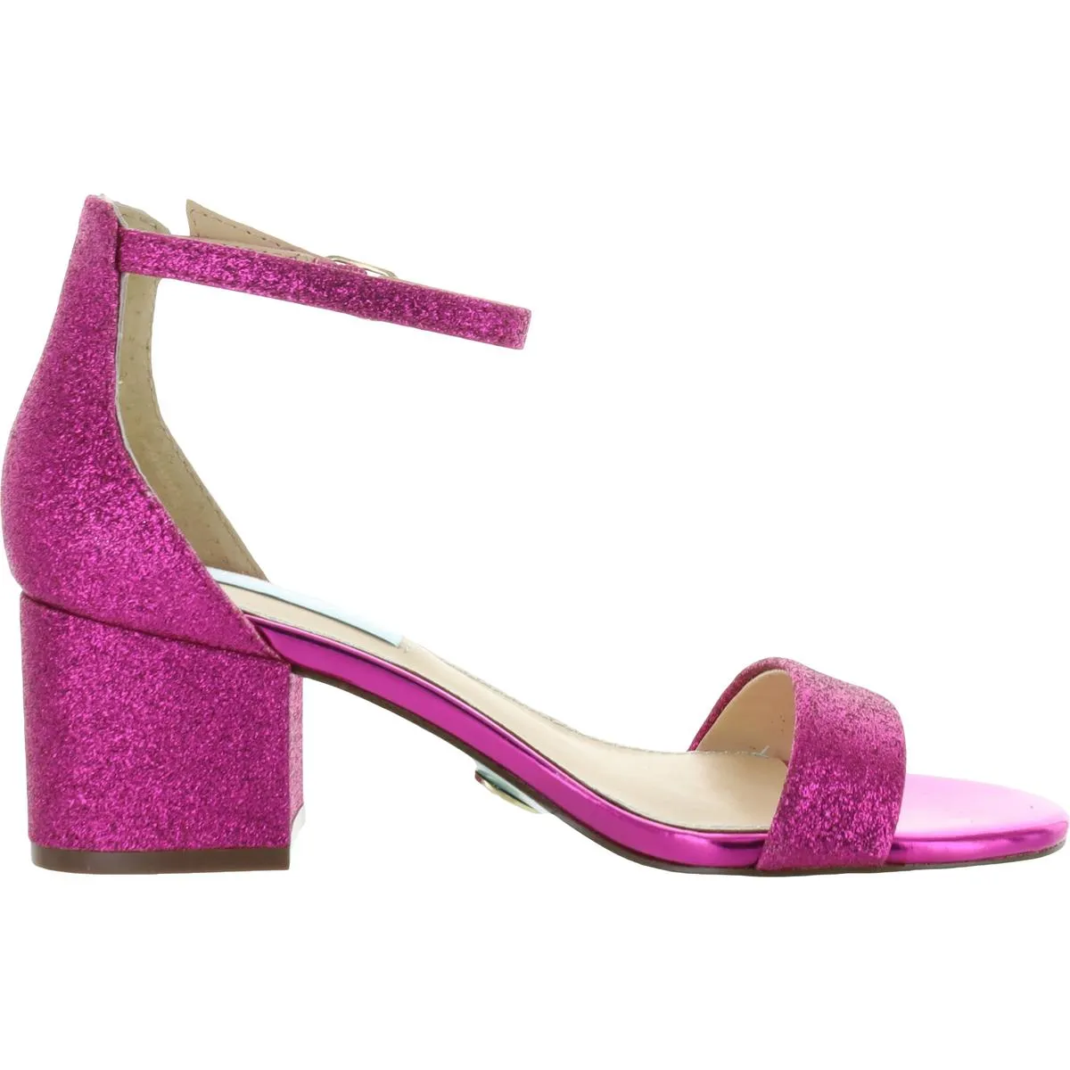 Reformation Miri Womens Glitter Ankle Wrap Dress Sandals