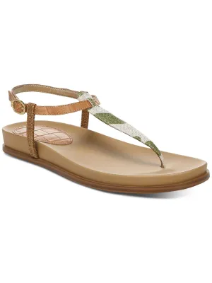 Reformation Naomi Womens Buckle Thong Slingback Sandals