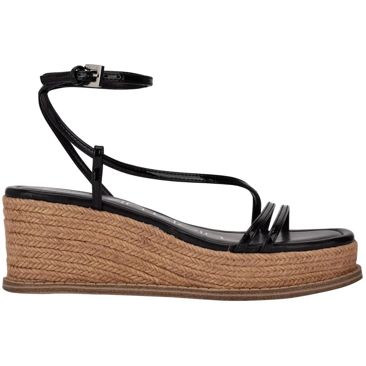 Reformation Neve Womens Faux Leather Wedges Platform Sandals