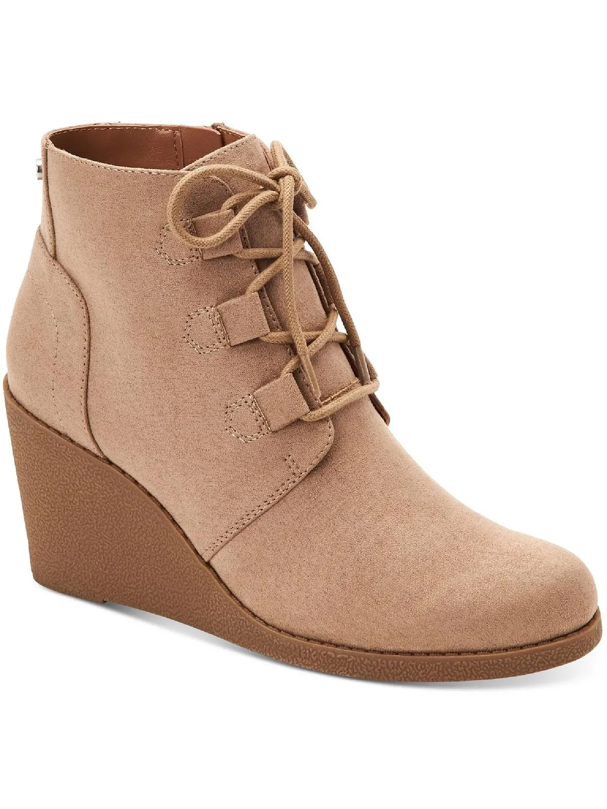 Reformation Noellee Womens Padded Insole Wedge Boots