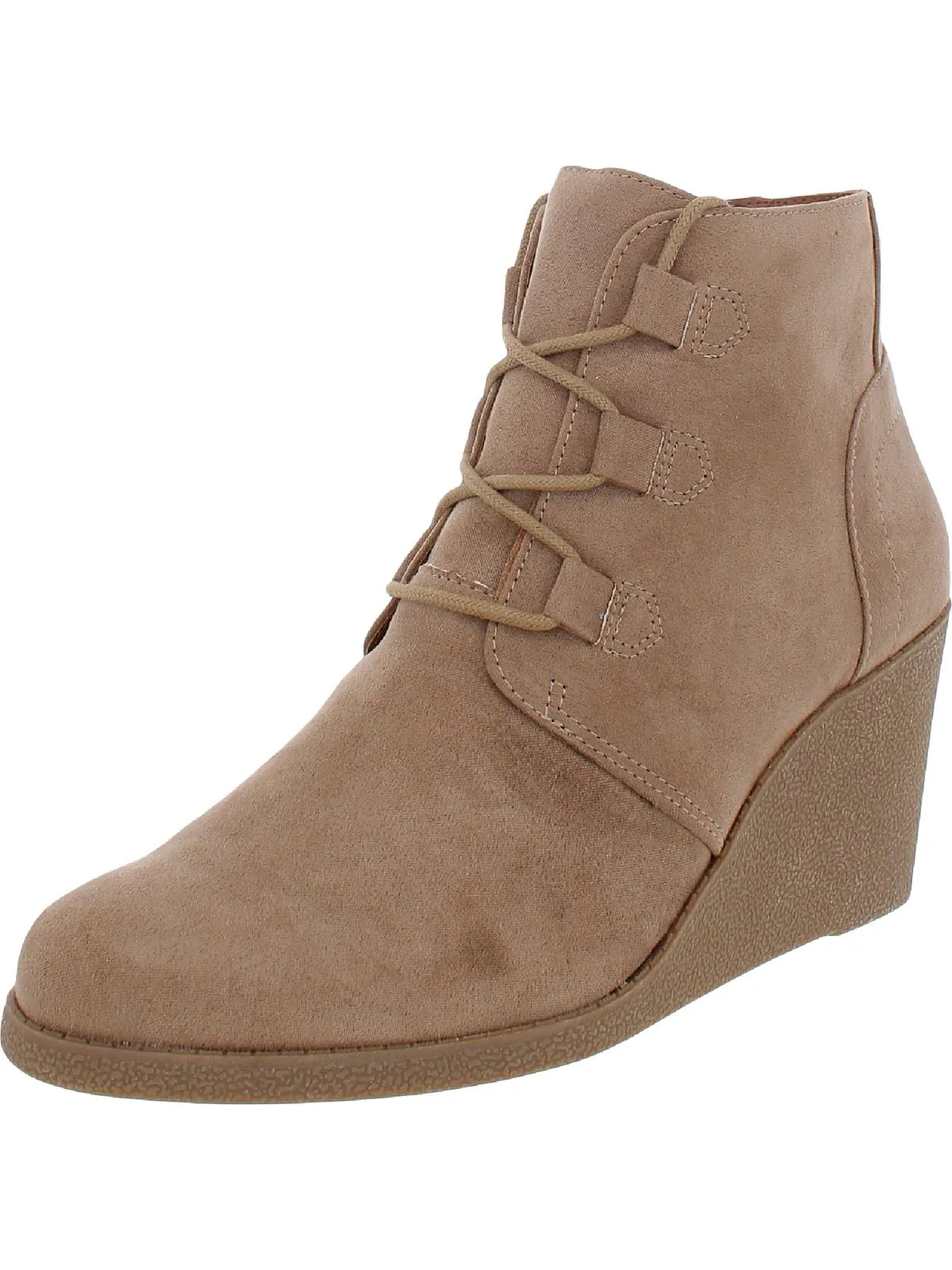 Reformation Noellee Womens Padded Insole Wedge Boots