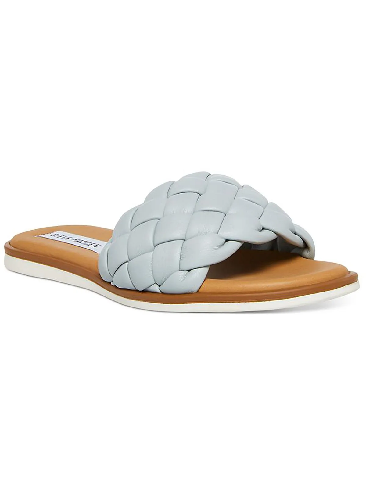 Reformation Paislee Womens Braided Open Toe Slide Sandals