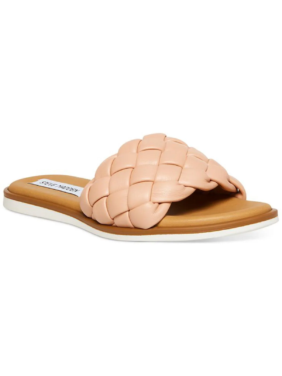 Reformation Paislee Womens Braided Open Toe Slide Sandals