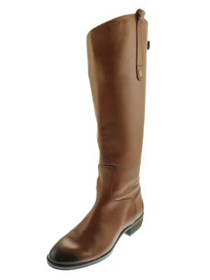 Reformation Penny Womens Leather Knee High Riding Boots
