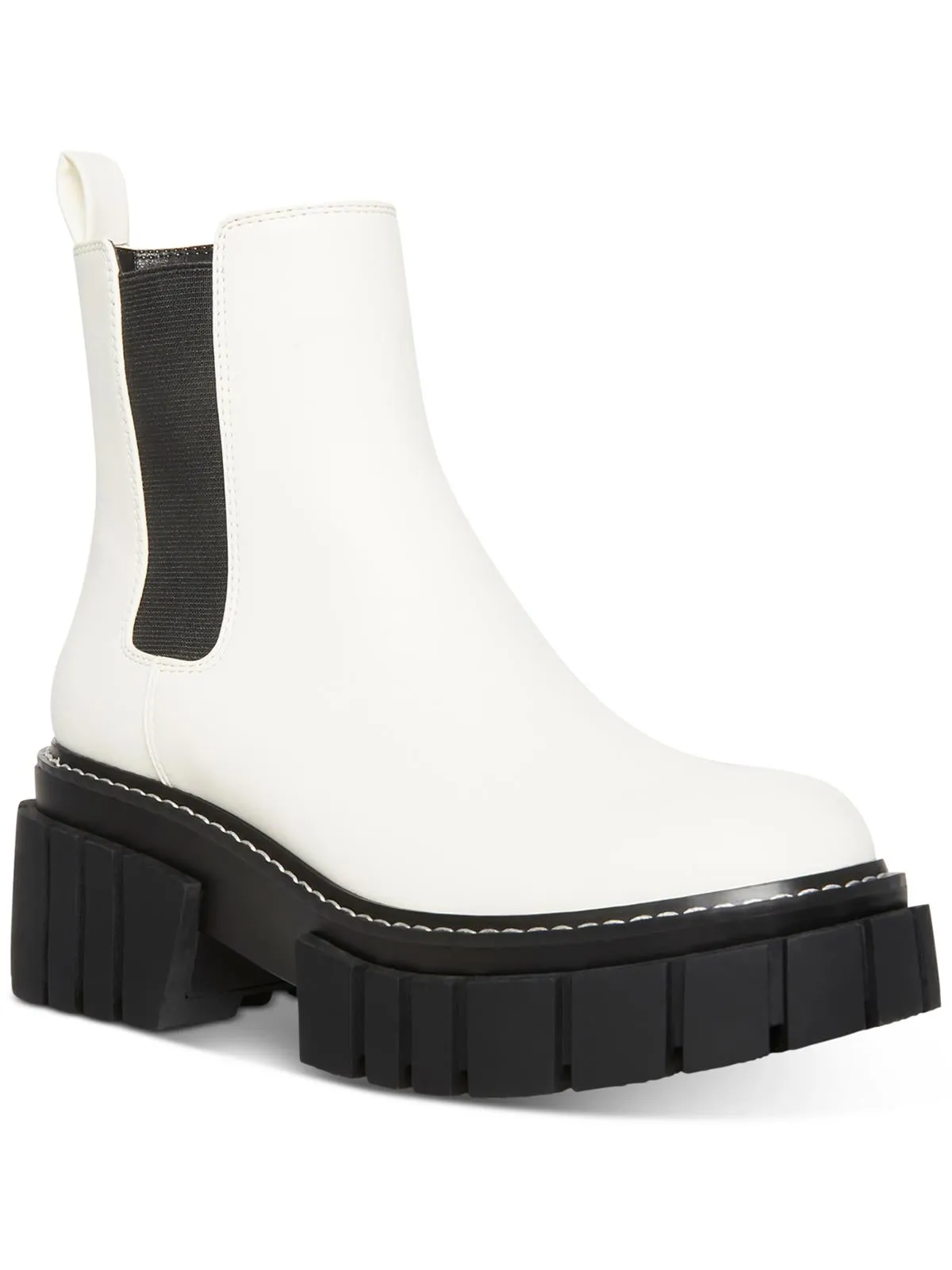 Reformation Pheobe Womens Pull On Lug Sole Chelsea Boots