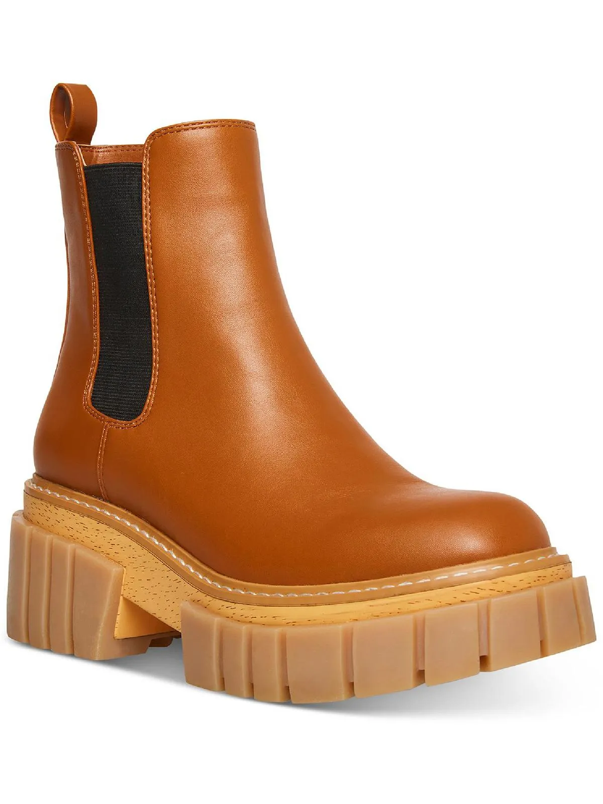 Reformation Pheobe Womens Pull On Lug Sole Chelsea Boots