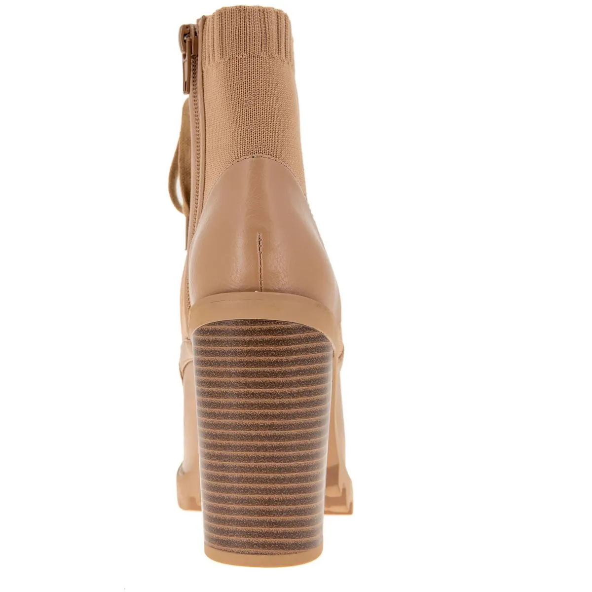 Reformation Pilas Womens Faux Leather Lace-Up Booties