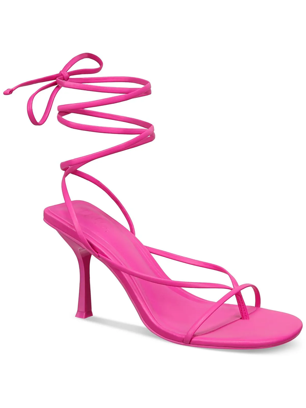 Reformation Pippa Womens Faux Leather Thong Slingback Sandals