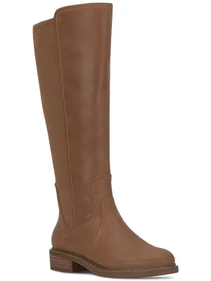 Reformation Quenbe Womens Leather Tall Knee-High Boots