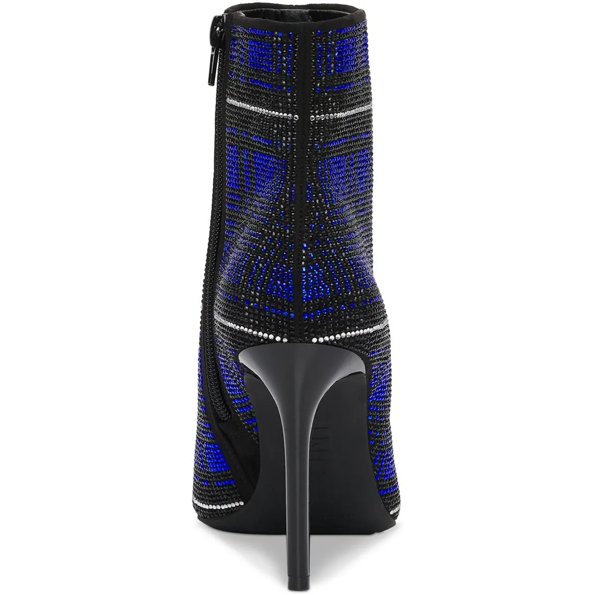 Reformation Reisa Womens Rhinestone Plaid Ankle Boots