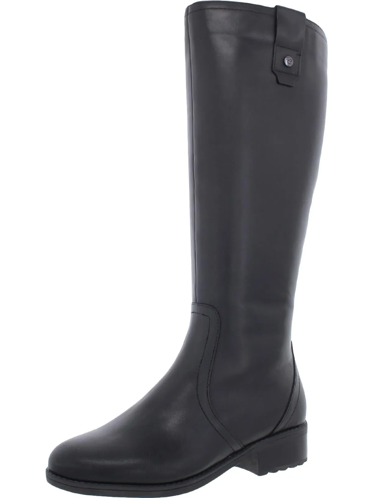 Reformation Rhonda Womens Leather Block heel Knee-High Boots