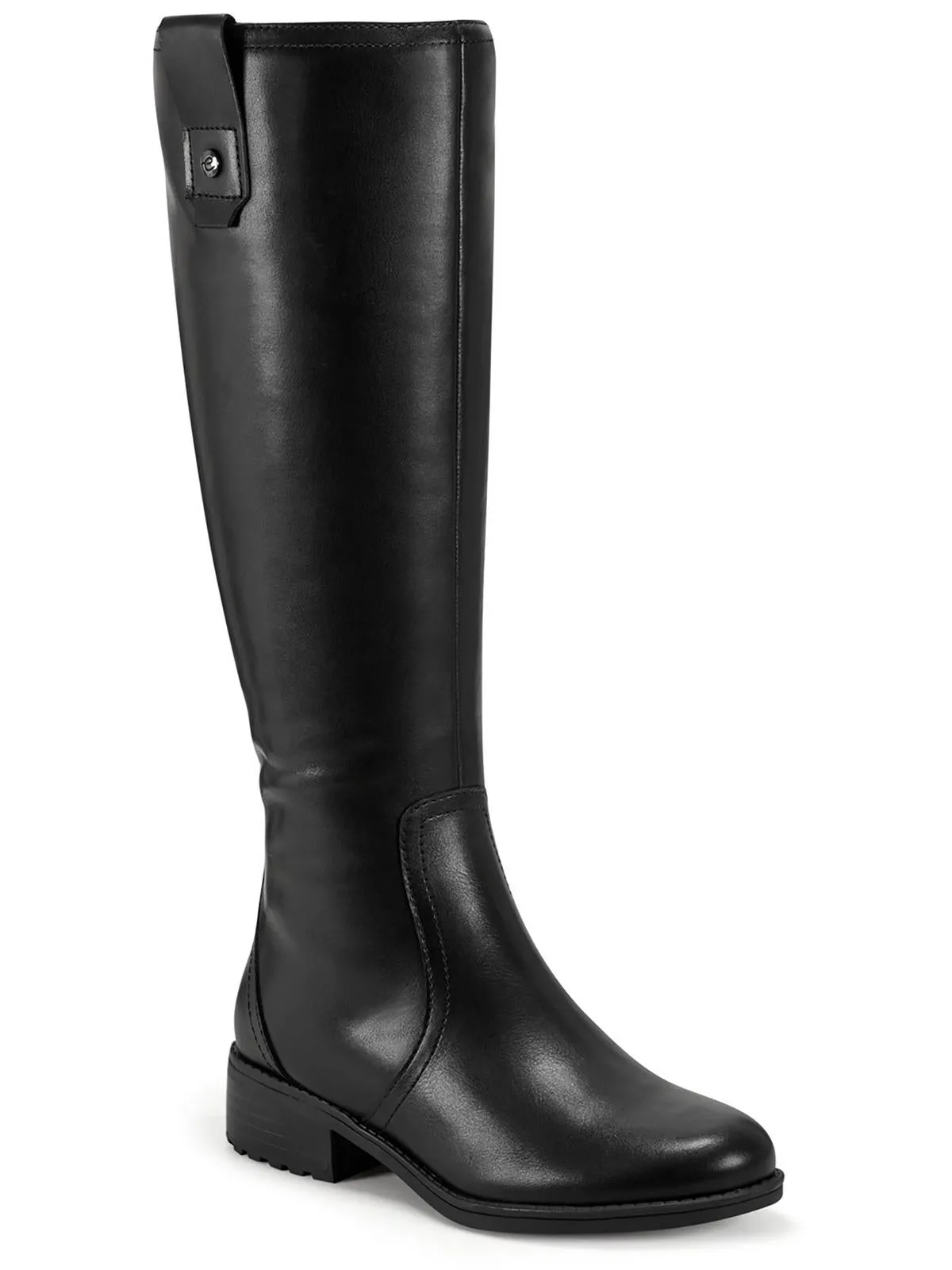 Reformation Rhonda Womens Leather Block heel Knee-High Boots