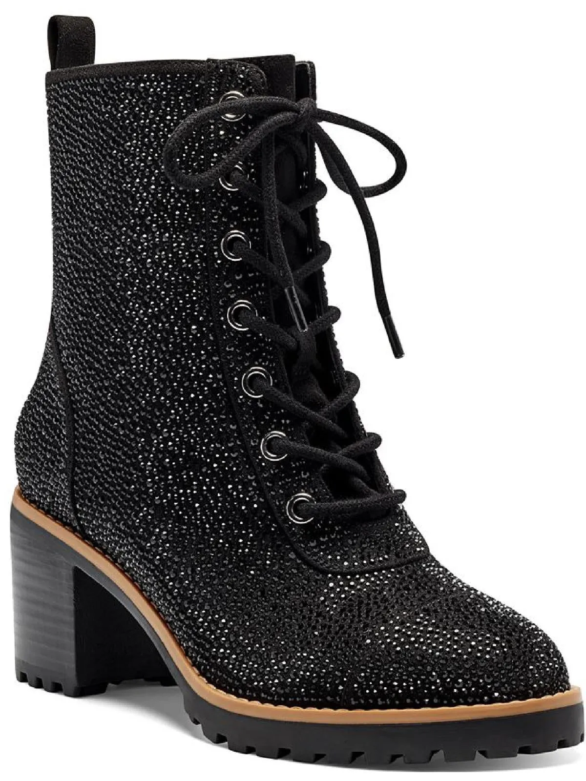 Reformation Samira 2 Womens Rhinestone Almond Toe Mid-Calf Boots