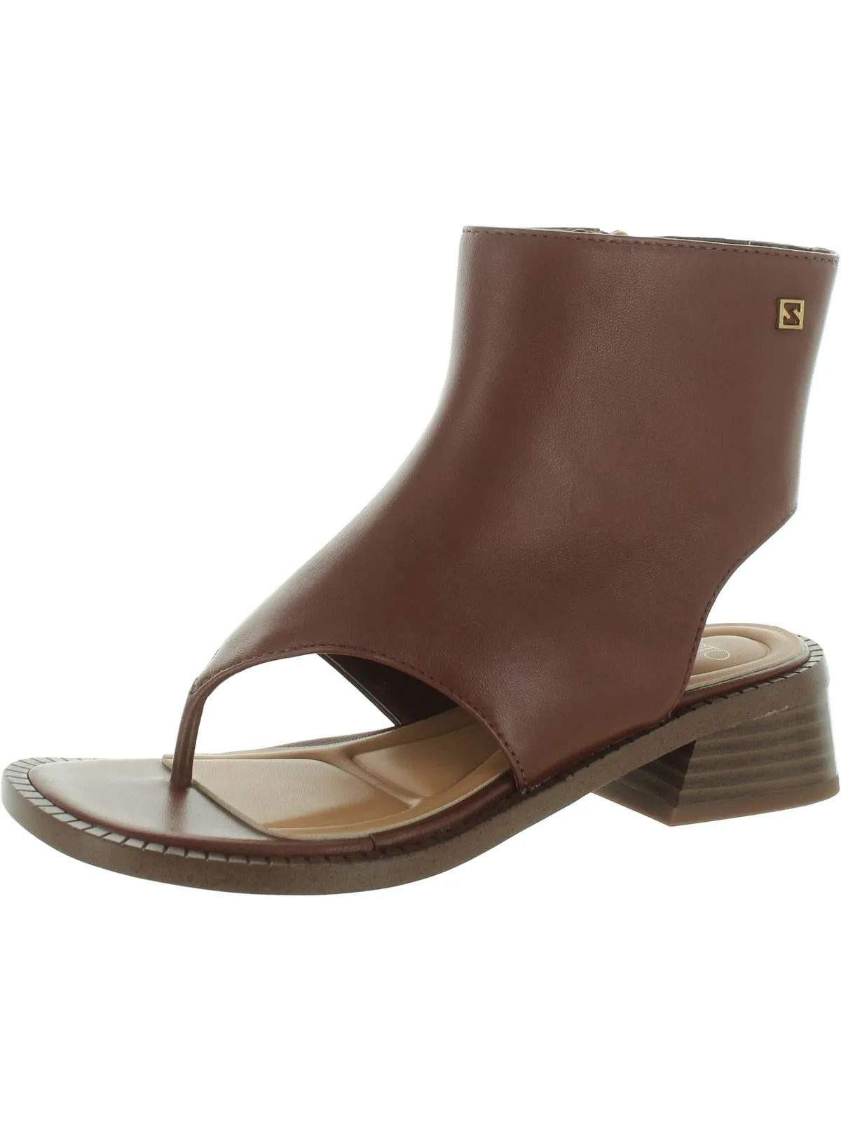 Reformation Skye Womens Leather Thong Sandals