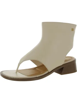 Reformation Skye Womens Leather Thong Sandals