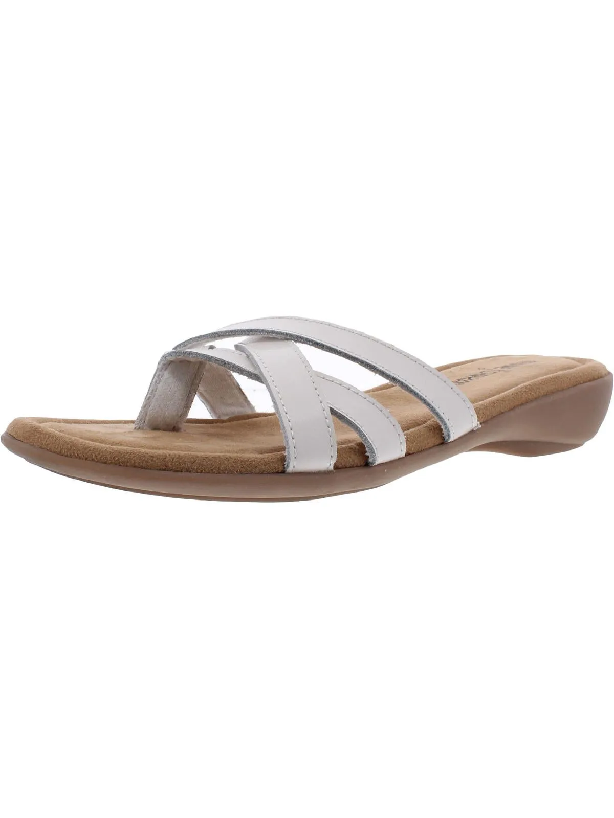 Reformation Sunny Womens Leather Flip Flop Thong Sandals