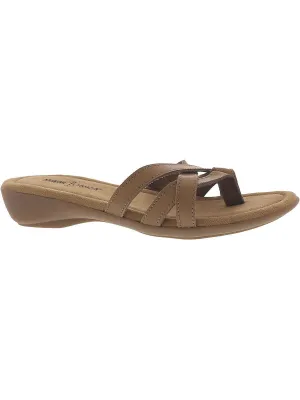 Reformation Sunny Womens Leather Flip Flop Thong Sandals