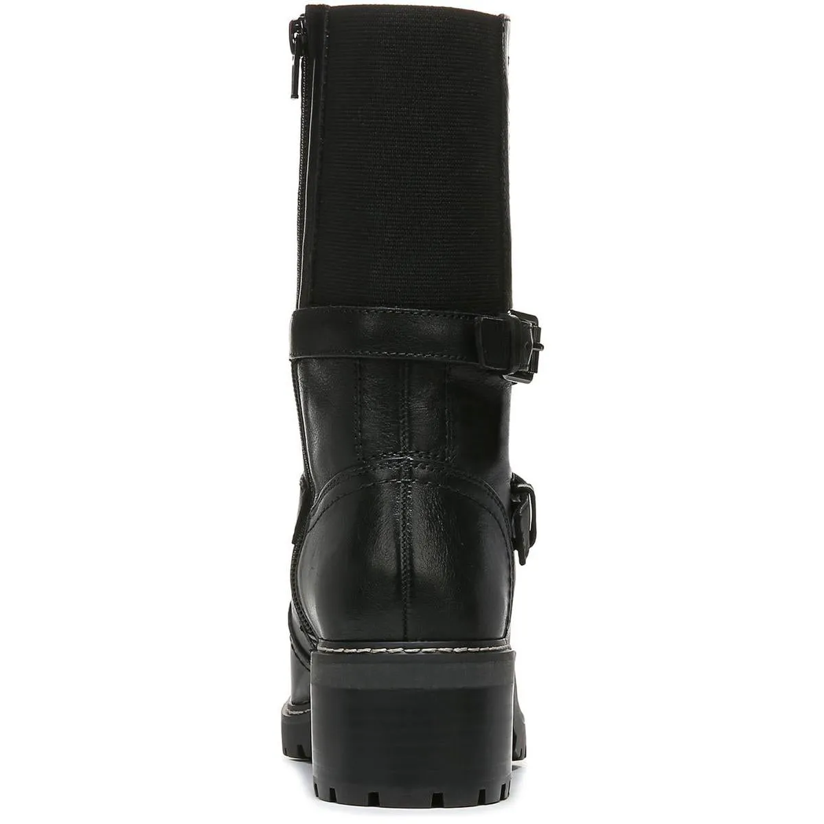 Reformation Talon Womens Leather Motorcycle Mid-Calf Boots