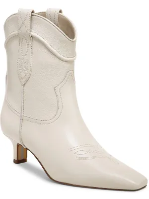 Reformation Taryn Womens Embroidered Square Toe Cowboy, Western Boots