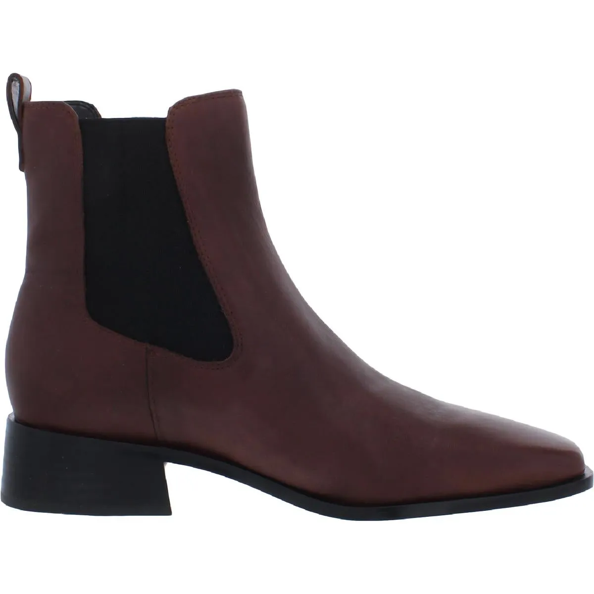 Reformation Thelma Womens Leather Square Toe Ankle Boots
