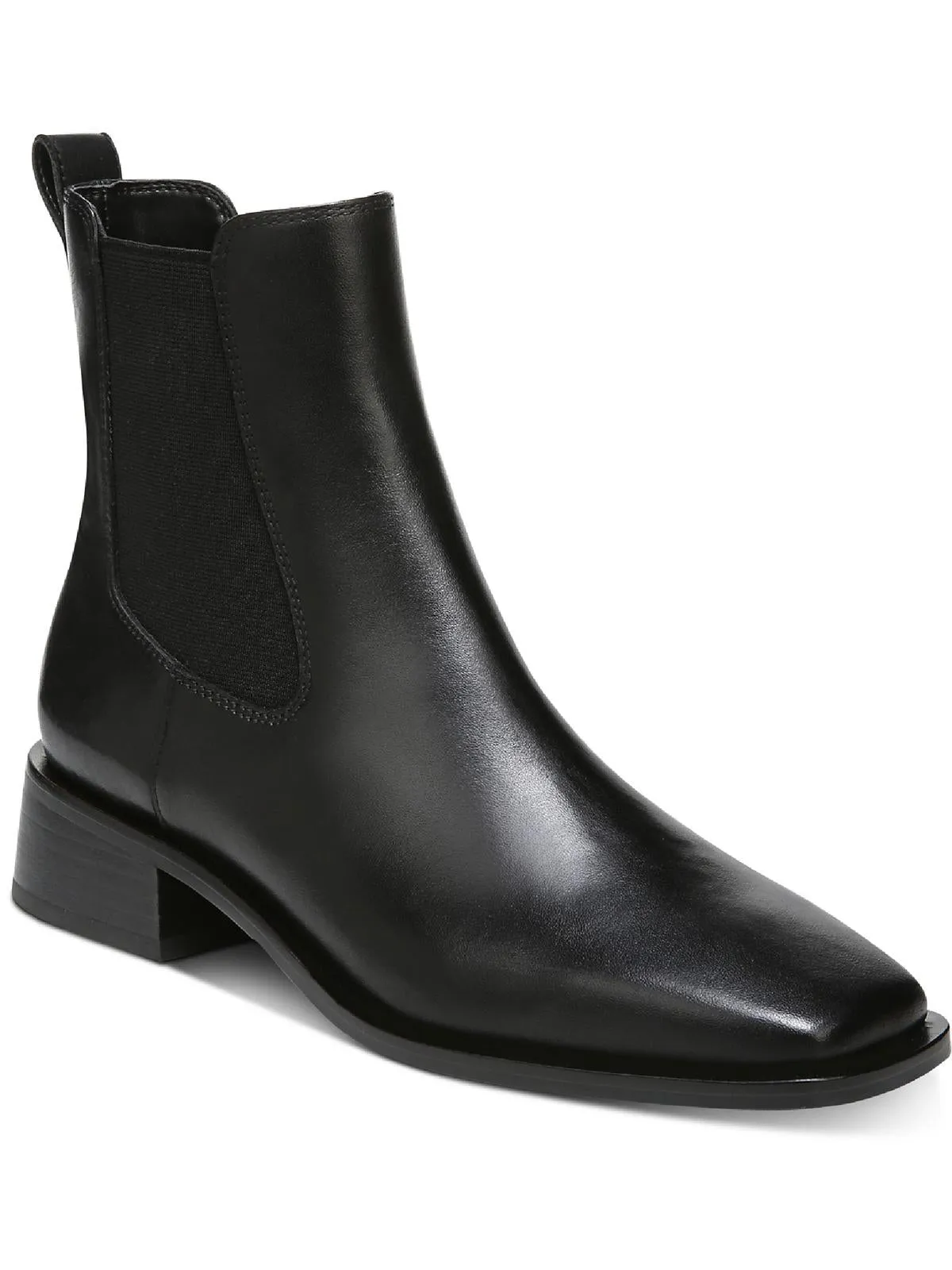 Reformation Thelma Womens Leather Square Toe Ankle Boots
