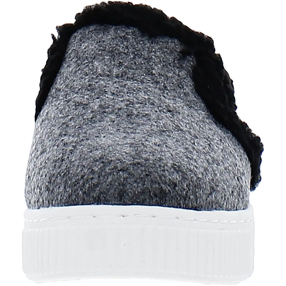 Reformation Truly-Cozy Womens Faux Fur Lined Slip On Mules