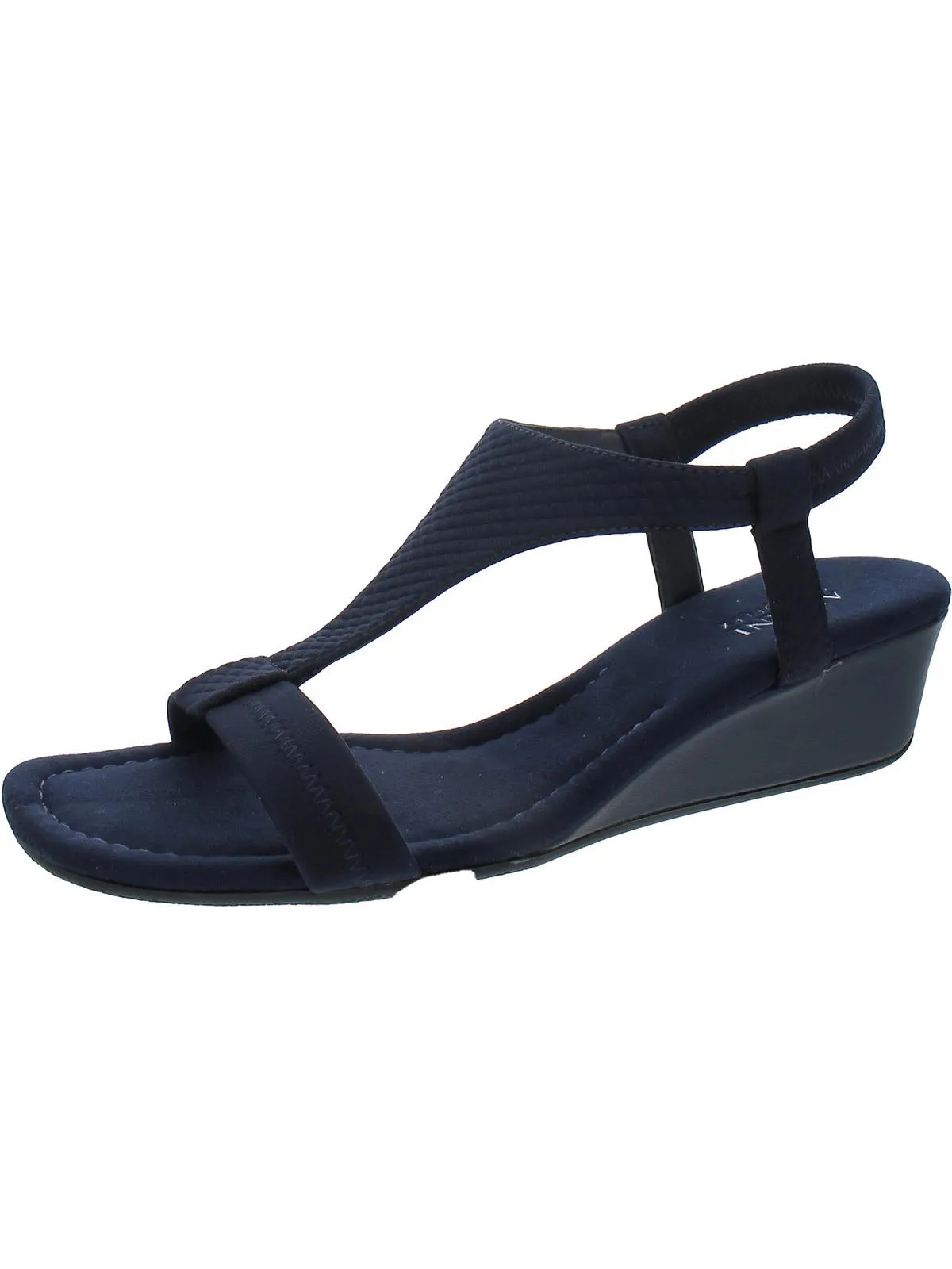 Reformation Vacanza Womens Faux Leather Wedge Sandals