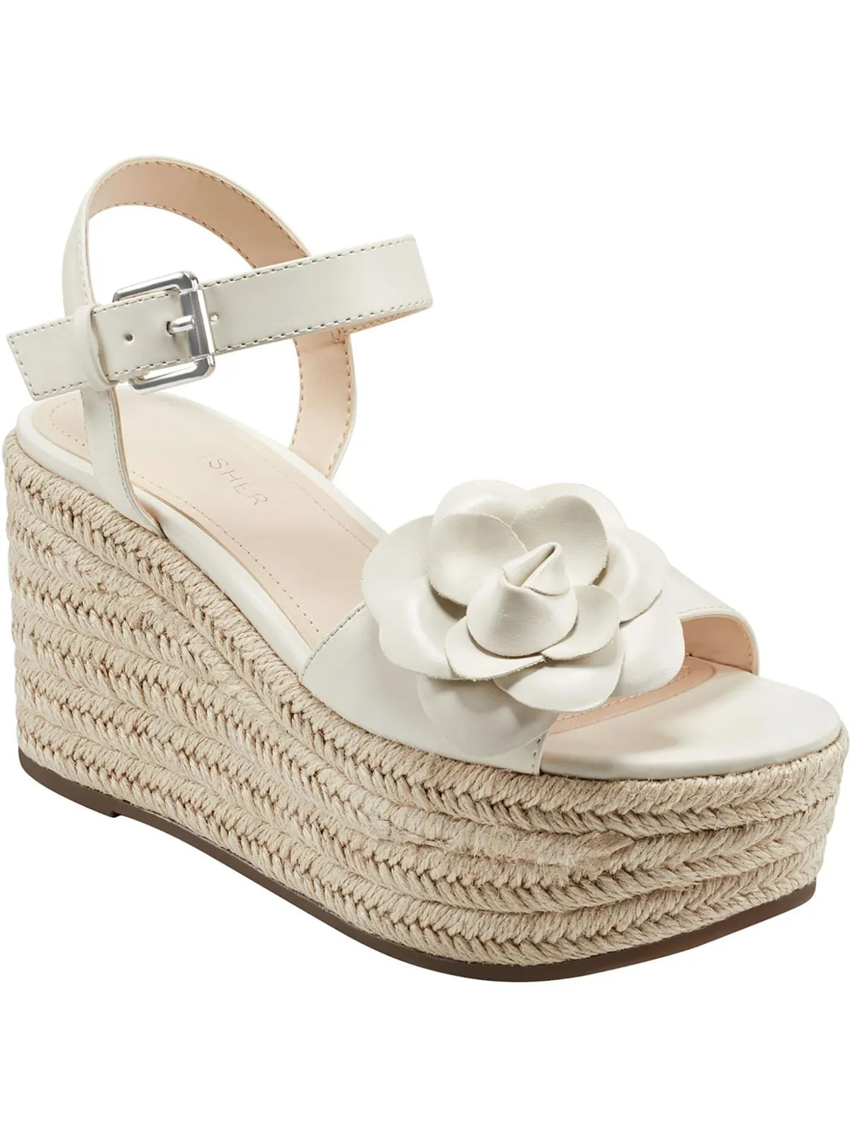 Reformation Venom Womens Embellished Slingback Platform Sandals